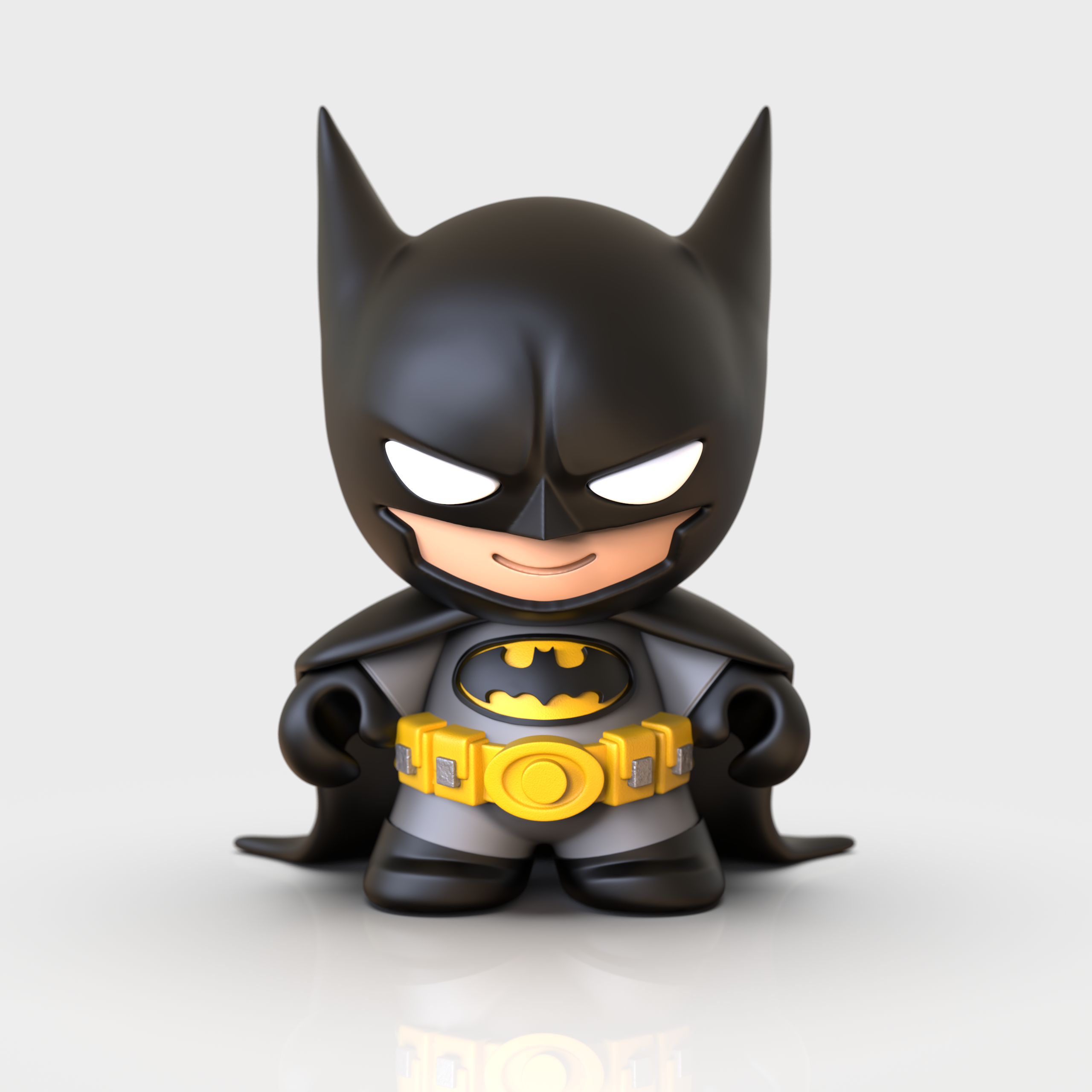Милый маленький чиби Бэтмен